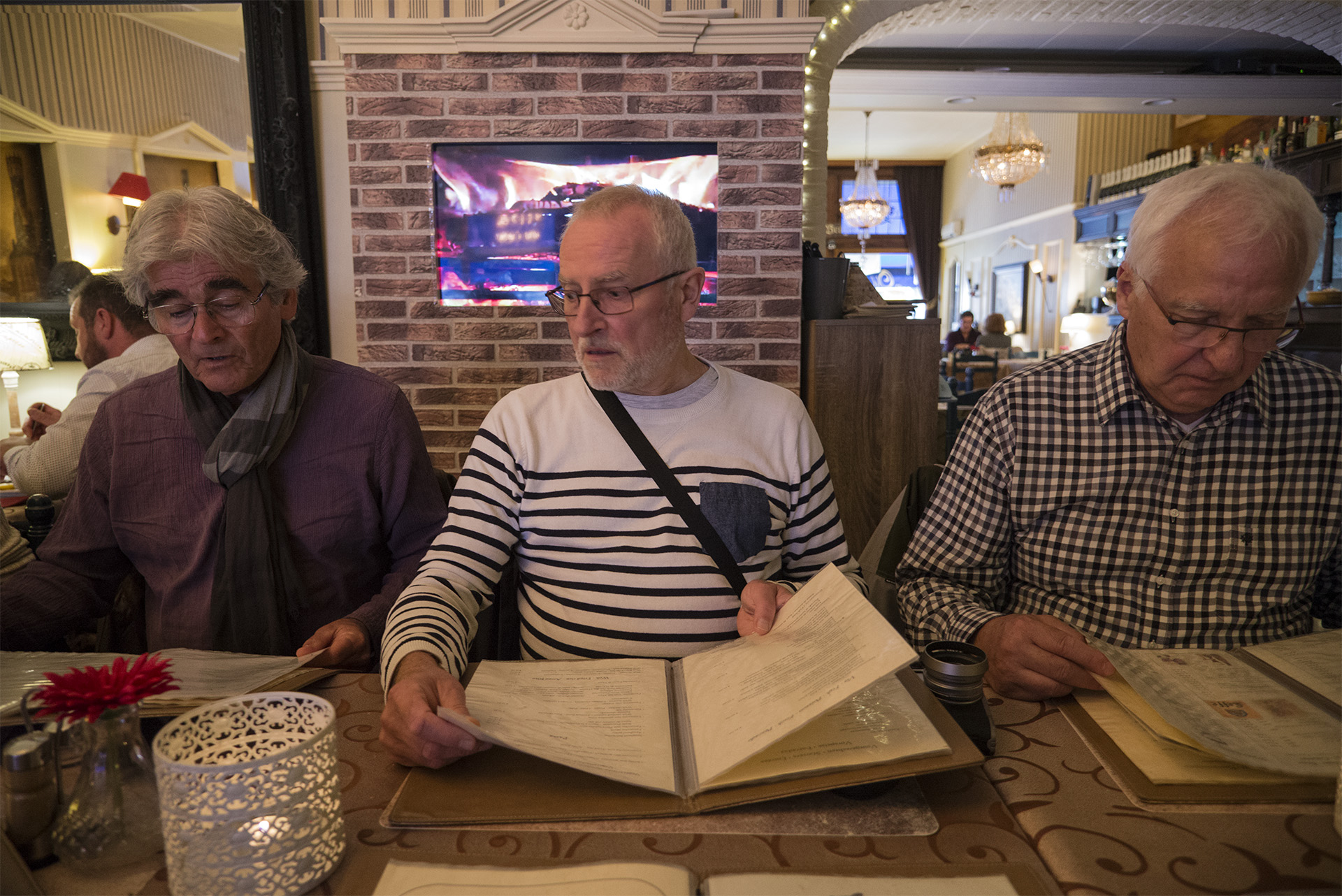 La lecture avant de manger..DUR le Flamand