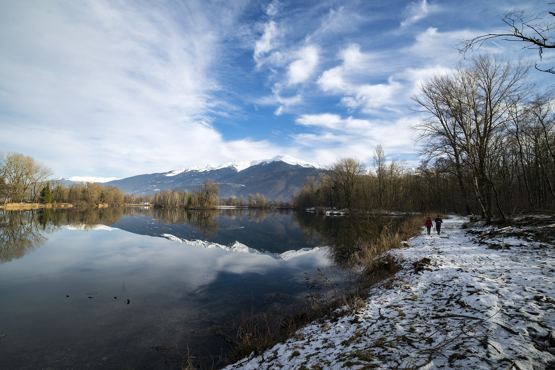 lac de Grésy, l'an dernier ( le 31/12) après la pluie